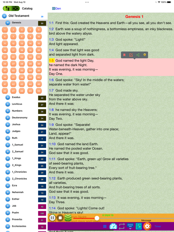 Screenshot #5 pour The Message Holy Bible