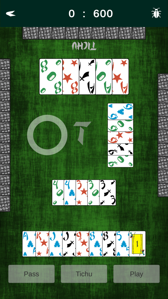 #2. Tichu one (iOS) โดย: Matthias Leu