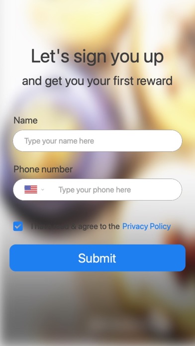 The Lodge Nutrition Rewards Screenshot