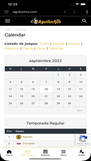aguiluchos.com iphone screenshot 2