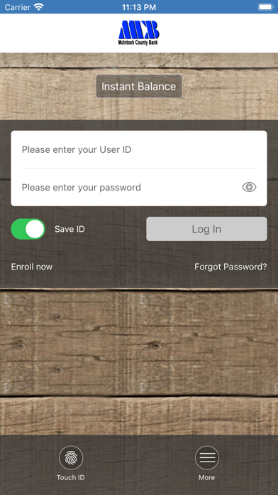McIntosh County Bank Screenshot