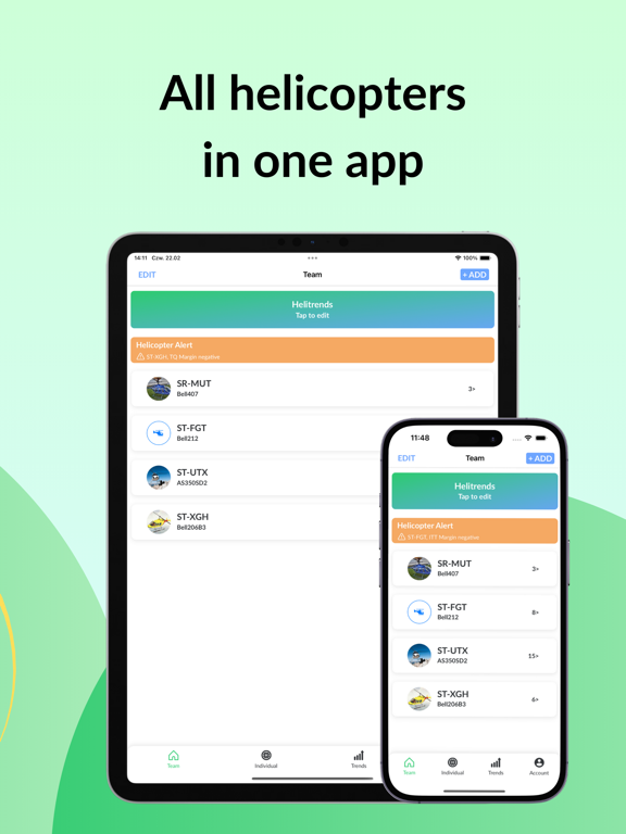 Helitrends iPad screenshot 4 - Utilities app