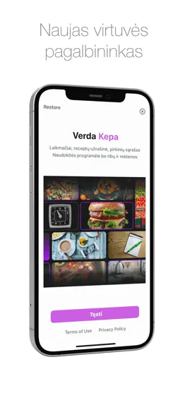 Game screenshot Verda kepa: receptų užrašinė mod apk