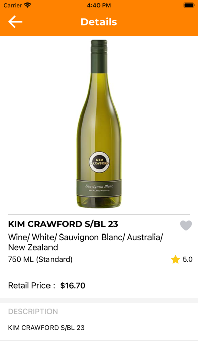 Bob's Liquor & Wine Screenshot