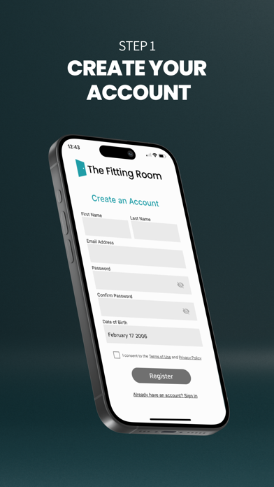 The Fitting Room: 3D body scan Screenshot