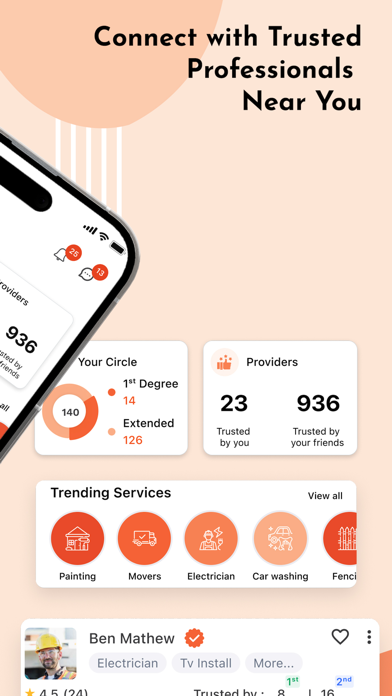 Buzz: Connections That Count iPhone screenshot 3 - Social Networking app