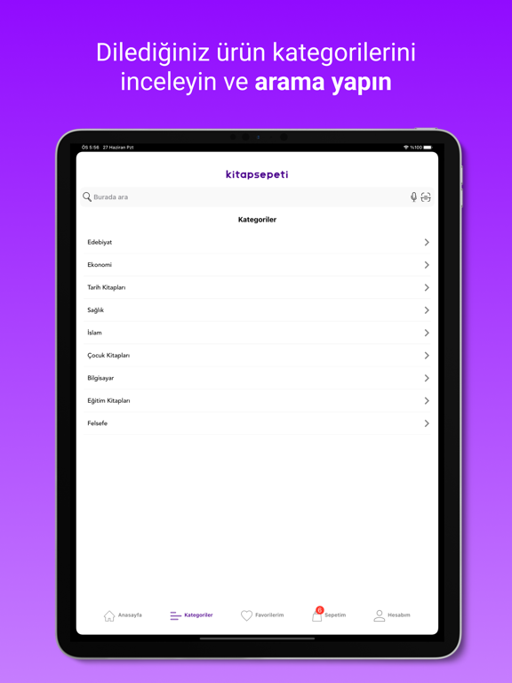 Screenshot #5 pour Kitap Sepeti