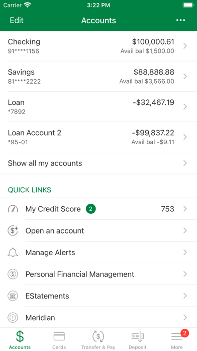 Bank of Idaho – Mobile Screenshot