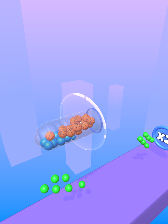 Balloon Fill Runner iPad screenshot 2 - Games app