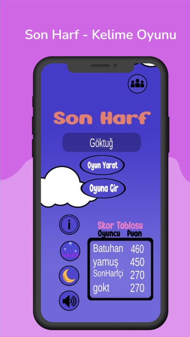 Son Harf Kelime Oyunu Screenshot