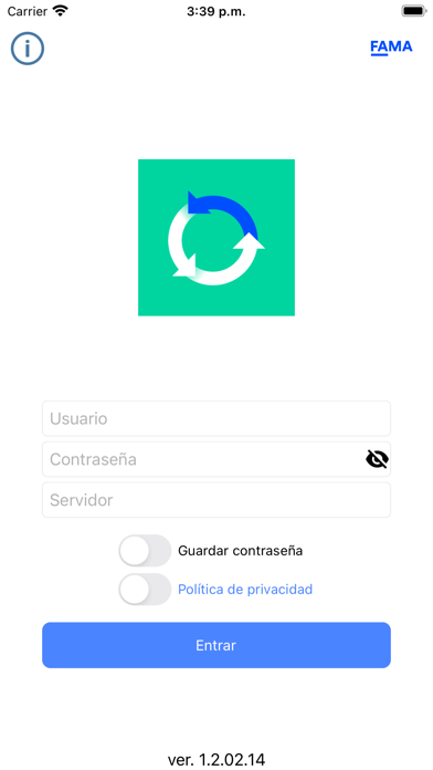 Screenshot #1 pour FAMA Traslado de Residuos