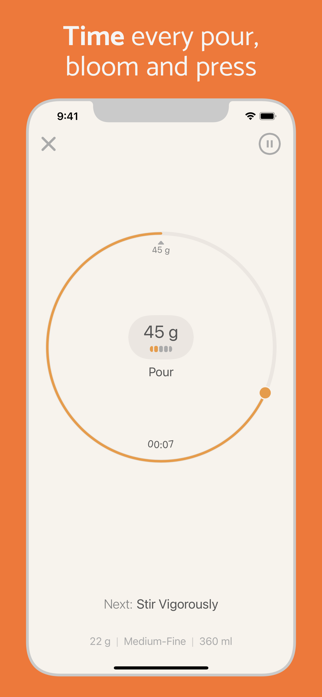 Brew Timer - Coffee Recipes