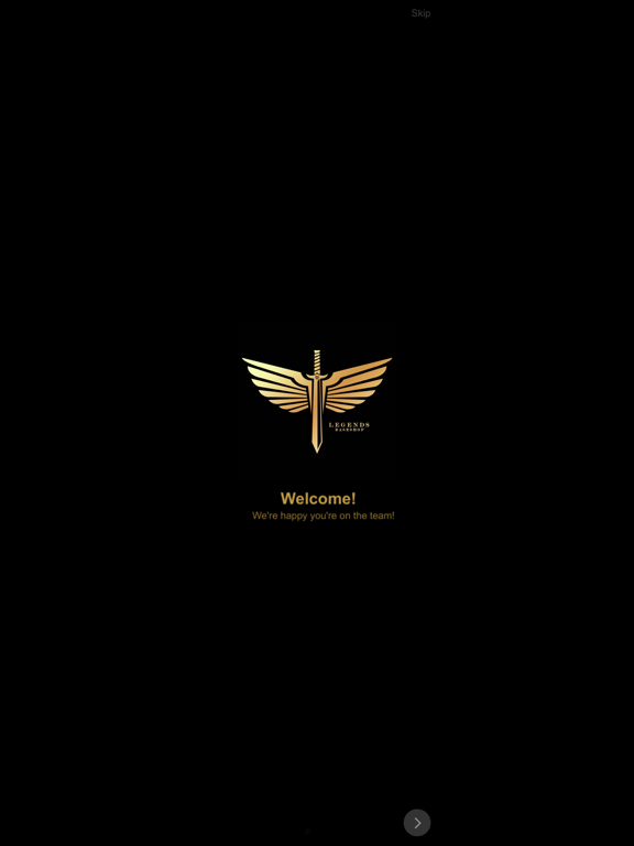 Legends Baseshop iPad screenshot 1 - Business app