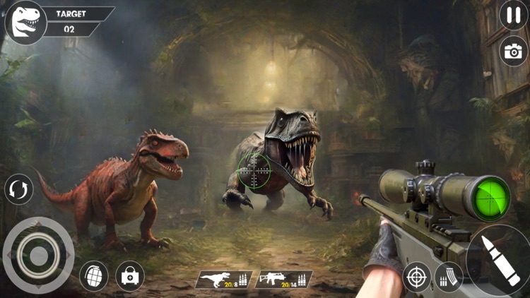 Wild Dinosaur Shooting Clash screenshot-3