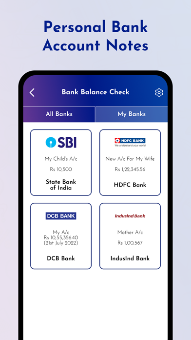 Bank Balance Check - All Banks Screenshot