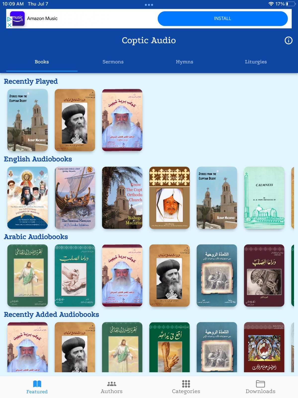 Coptic Audio ipad screenshot 1