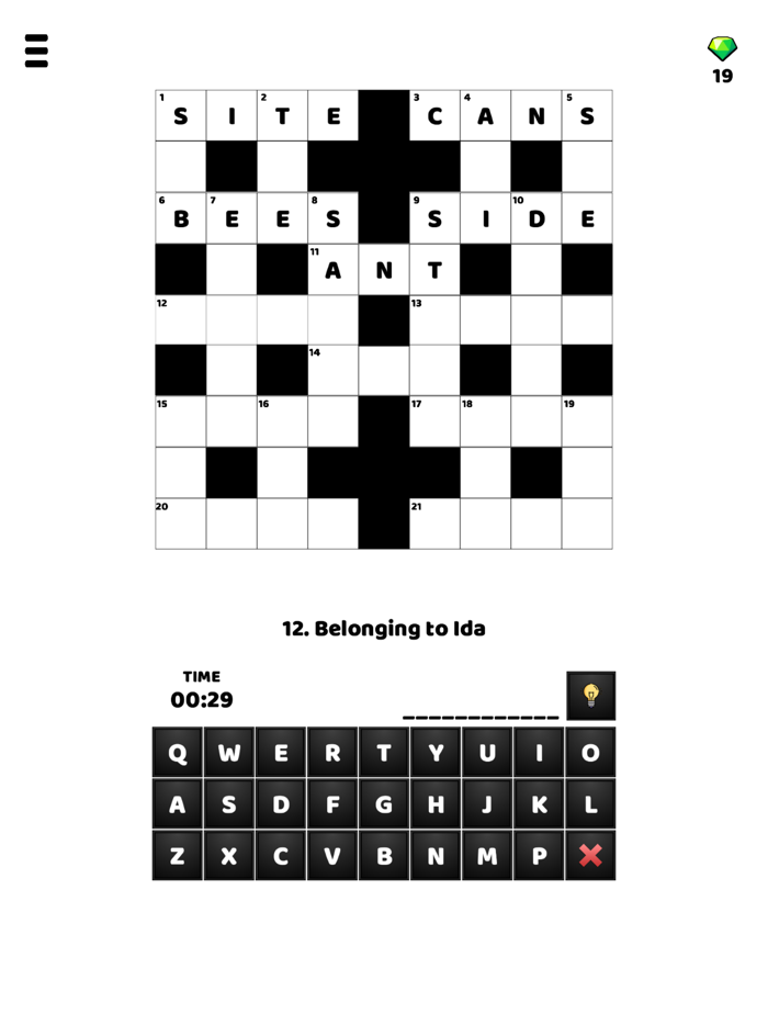 Crypto Crossword