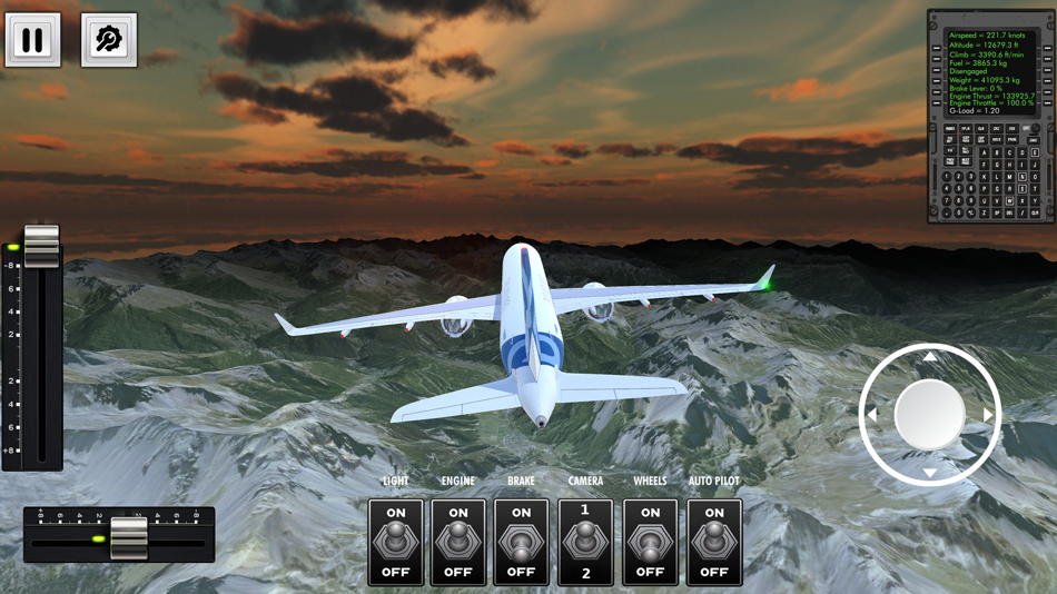 #4. Flight Simulator: Europe (iOS) 由: HRY GROUP BILISIM INSAAT SANAYI TICARET ANONIM SIRKETI