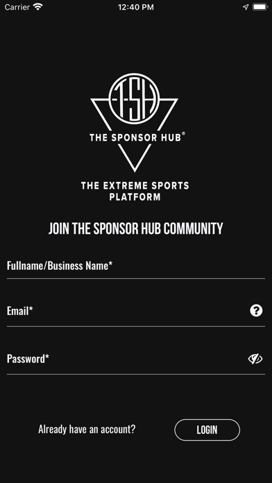 The Sponsor Hub Screenshot