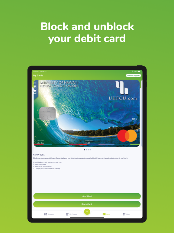 University of Hawaii FCU iPad screenshot 3 - Finance app