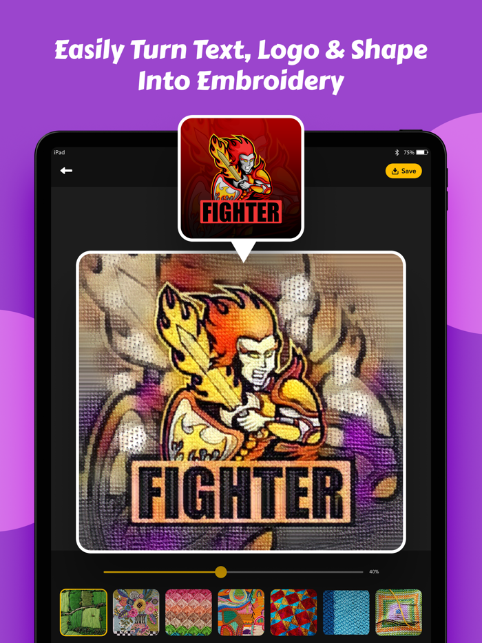 Embroidery Effect Quilt maker