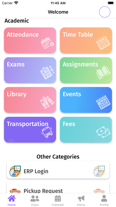 Web School ERP + Screenshot