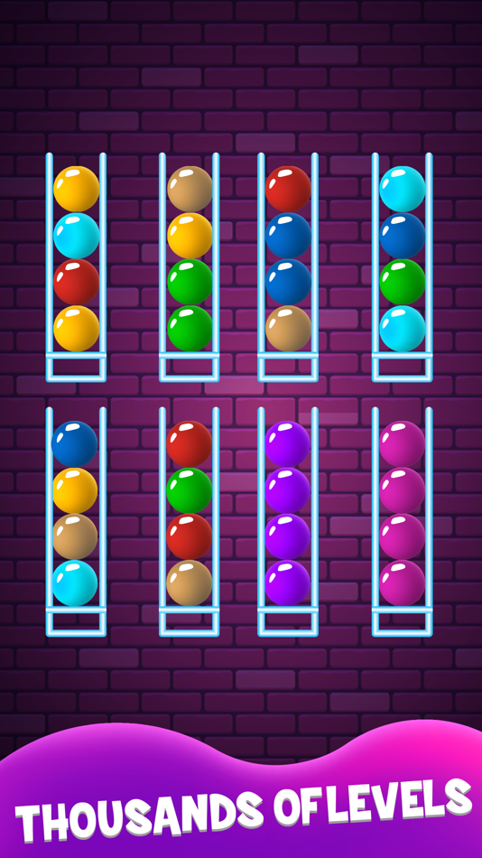 #3. Sort Em All: Ball Sortpuz (iOS) 由: Paresh Gundaniya