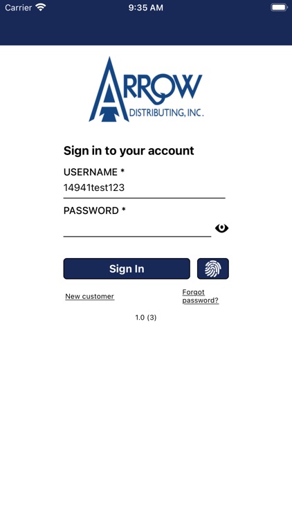 Arrow Web Order Entry