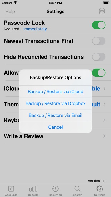 Accounts 3 Lite - Checkbook screenshot-6