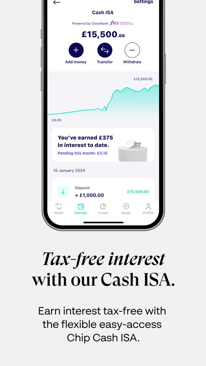 Chip - Investments and savings screenshot-3