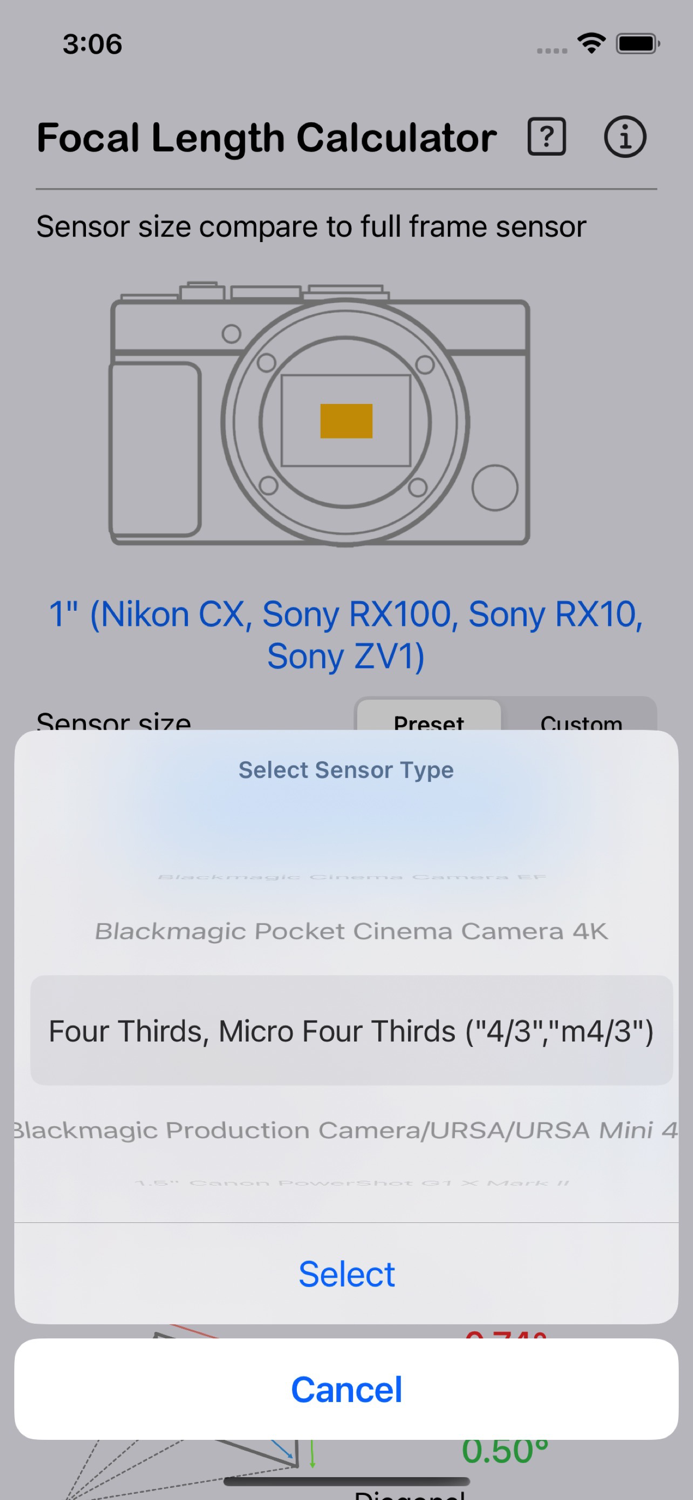 Focal Length Calculator