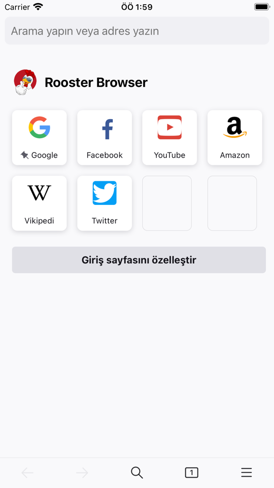 #2. Rooster Browser (iOS) Podle: MUSTAFA OZDEMIR