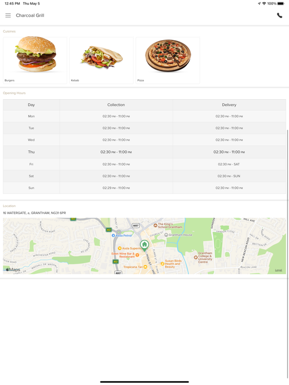 Charcoal Grill GRANTHAM screenshot 4