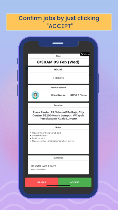 Locum Apps Staff Screenshot