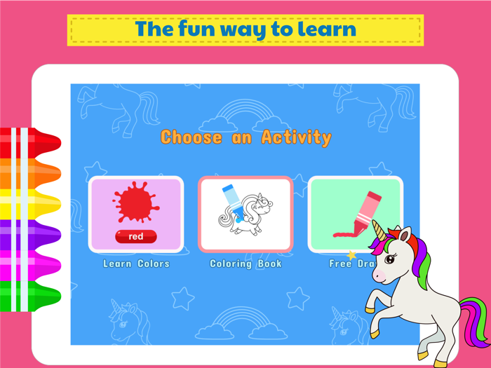 Unicorn Coloring Book Games