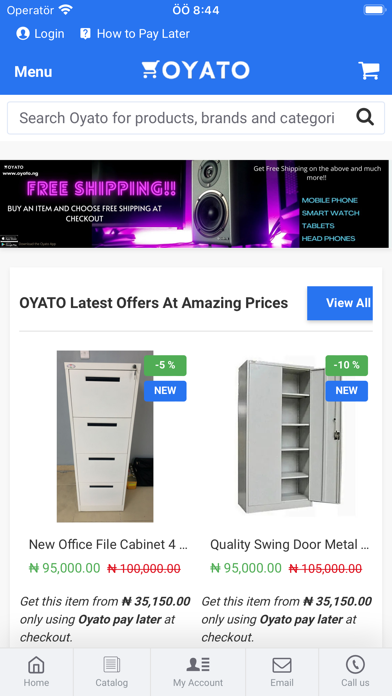 OYATO Online Shopping Screenshot