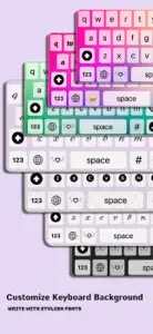 fancy fonts - custom keyboard screenshot #1 for iPhone