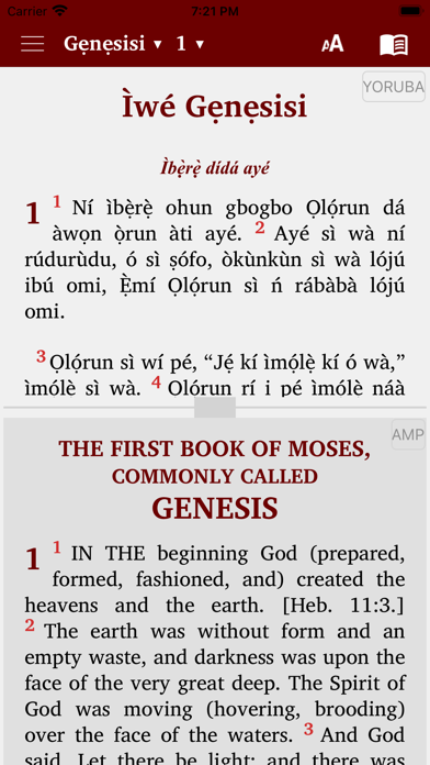 Screenshot #1 pour Yoruba & English Bible