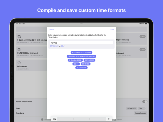 Elsewhen iPad screenshot 5 - Utilities app
