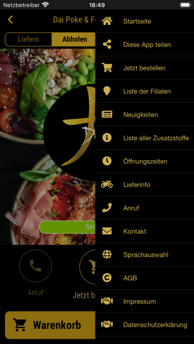Dai Poke & Fusion Delivery Screenshot