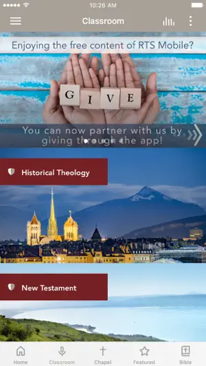 Reformed Theological Seminary screenshot 2