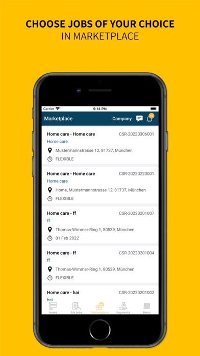 Reachaus for service provider Screenshot