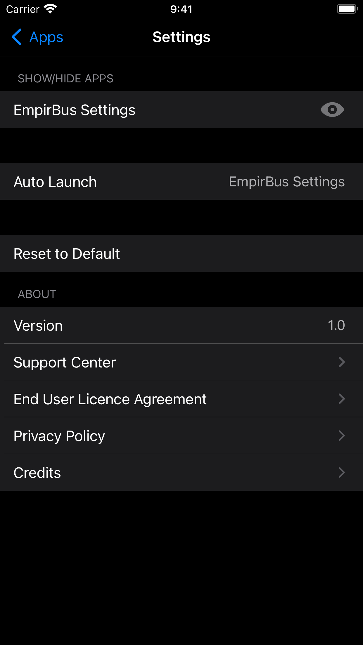 Garmin RV Controls