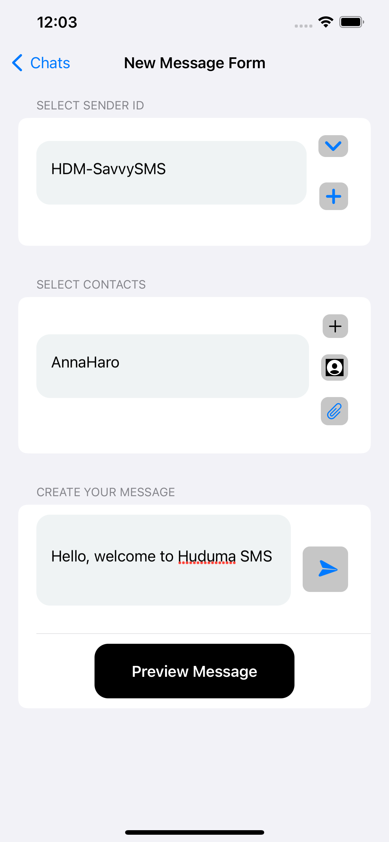 Huduma SMS