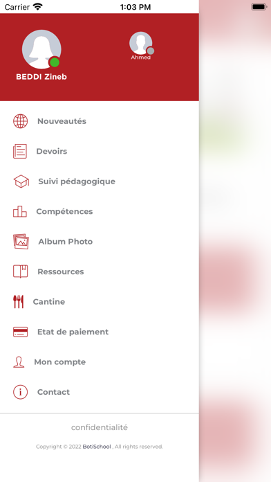 SJ School App Maroc Screenshot