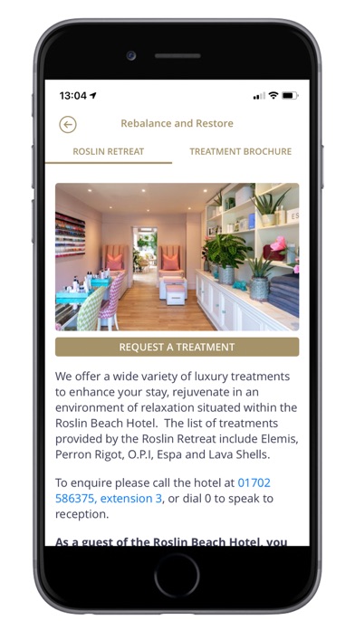 Roslin Beach Hotel Screenshot