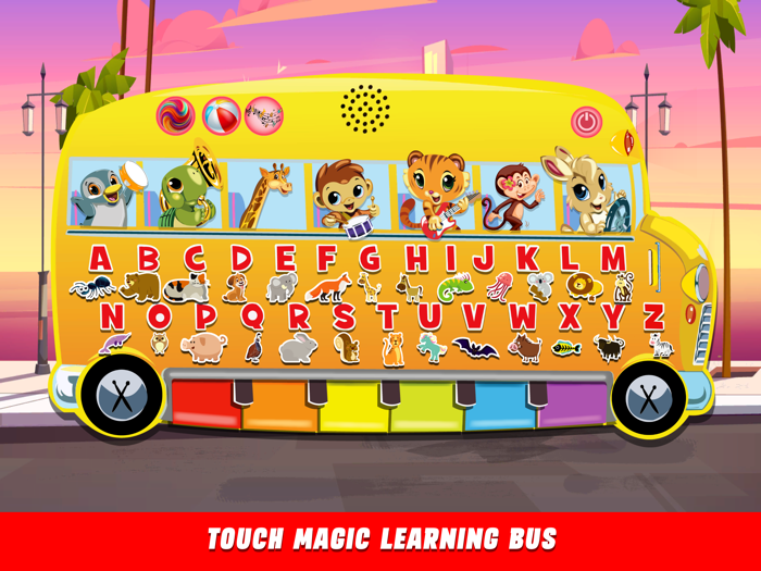 Touch Magic Learning Bus A B C