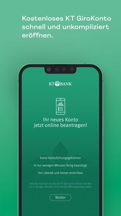 KT Bank Mobile Banking Screenshot