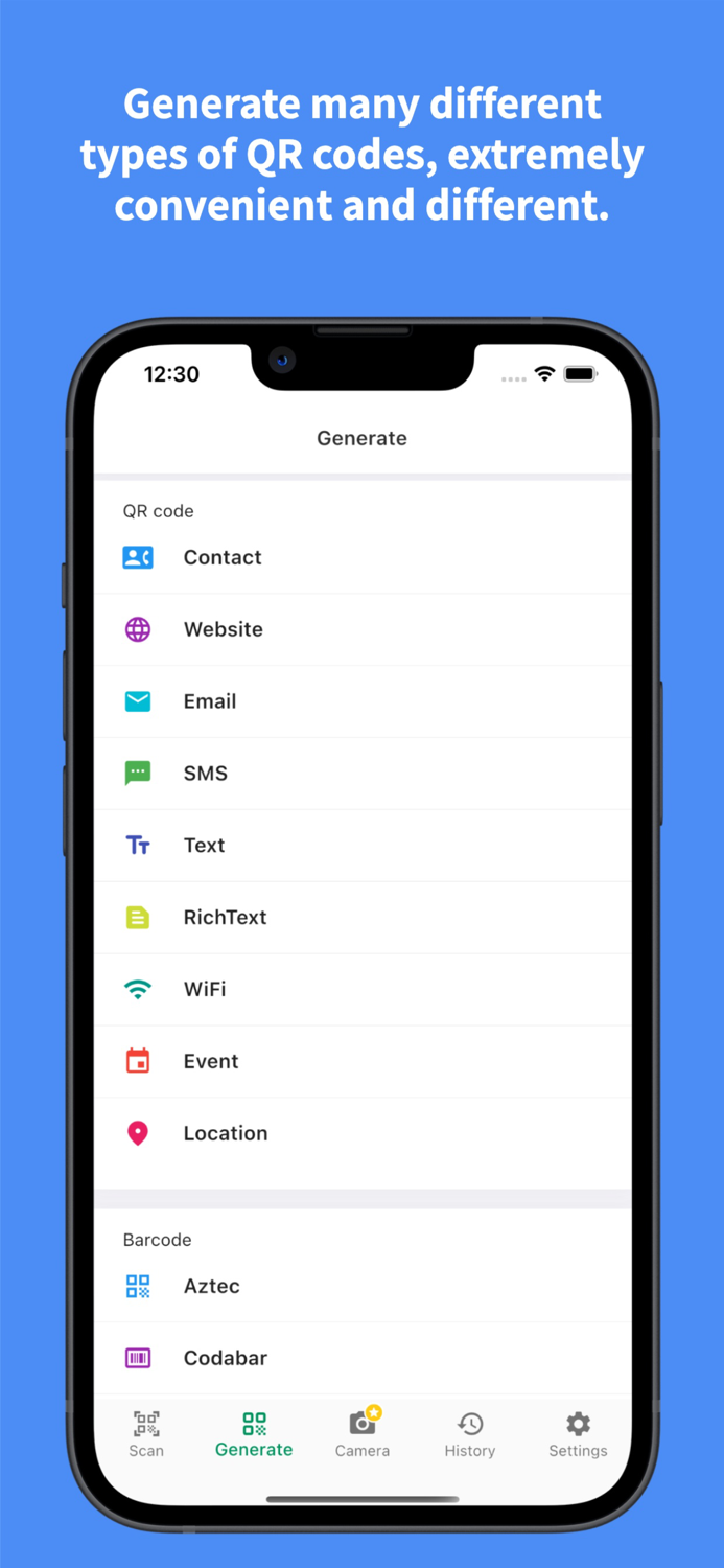 QR code Barcode UPC Reader