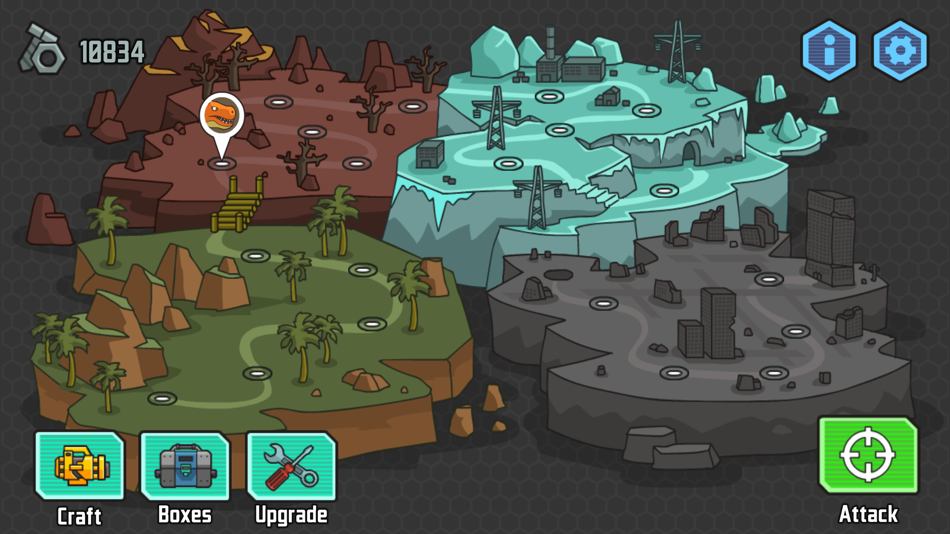 #1. CyberDino: T-Rex vs. Robots (iOS) 来自: CrazyGames.com